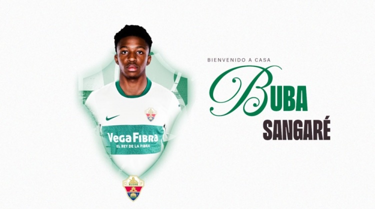 pg电子中国官网-官方：埃尔切租借罗马18岁右后卫布巴·桑加雷，含买断条款